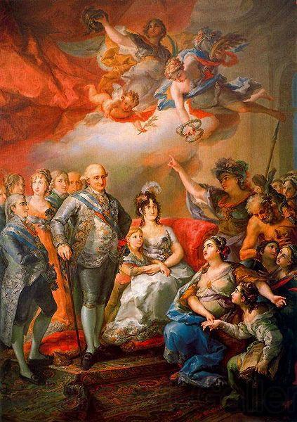 Vicente Lopez y Portana King Charles IV of Spain and his family pay a visit to the University of Valencia in 1802 Spain oil painting art